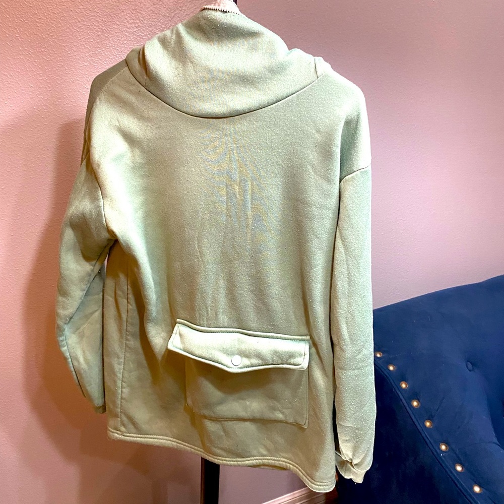 Frog Hoodie Green W/ Frog Hood Wmns Sz Medium Green Zip Uo Fast Shipping